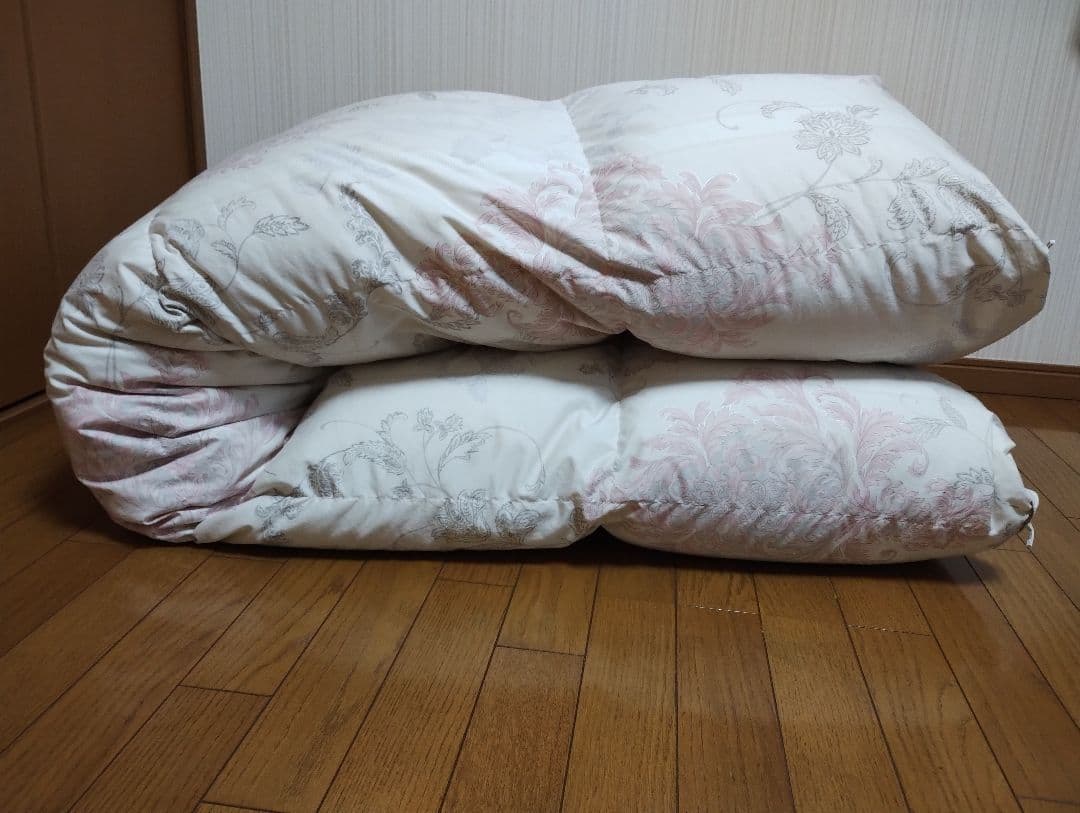 京都西川 羽毛掛け布団 ロシアホワイトグースダウン シングル - メルカリ