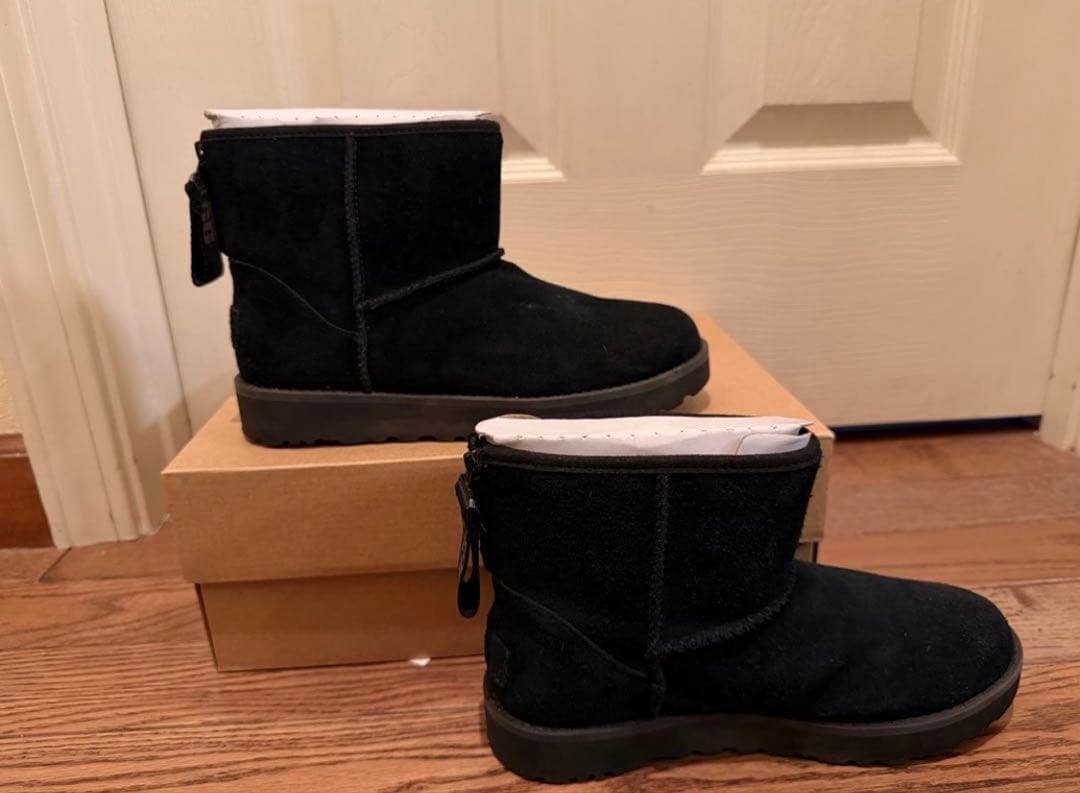 UGG ブラックムートンブーツ 23cm