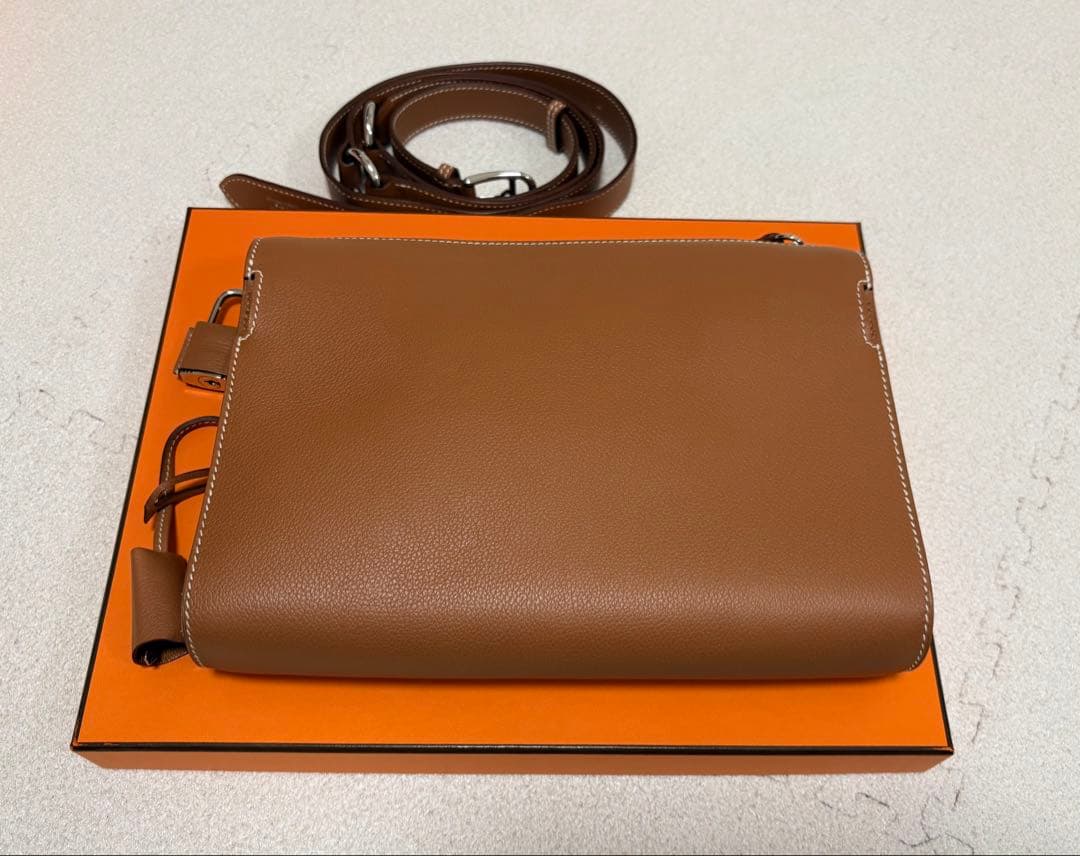エルメス Hermes ボリトル ショルダーバッグ ゴールド W刻印