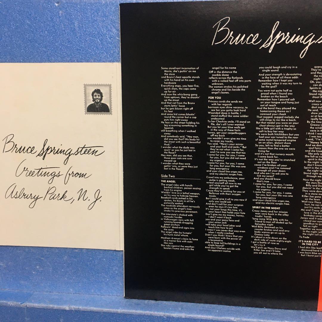LP ブルース・スプリングスティーン / アズベリー・パークからの挨拶