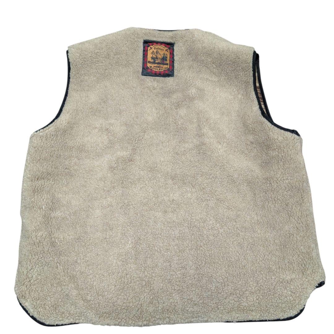 WOOLRICH ボア ベスト ネイティブ柄 マルチカラー ウールリッチ L