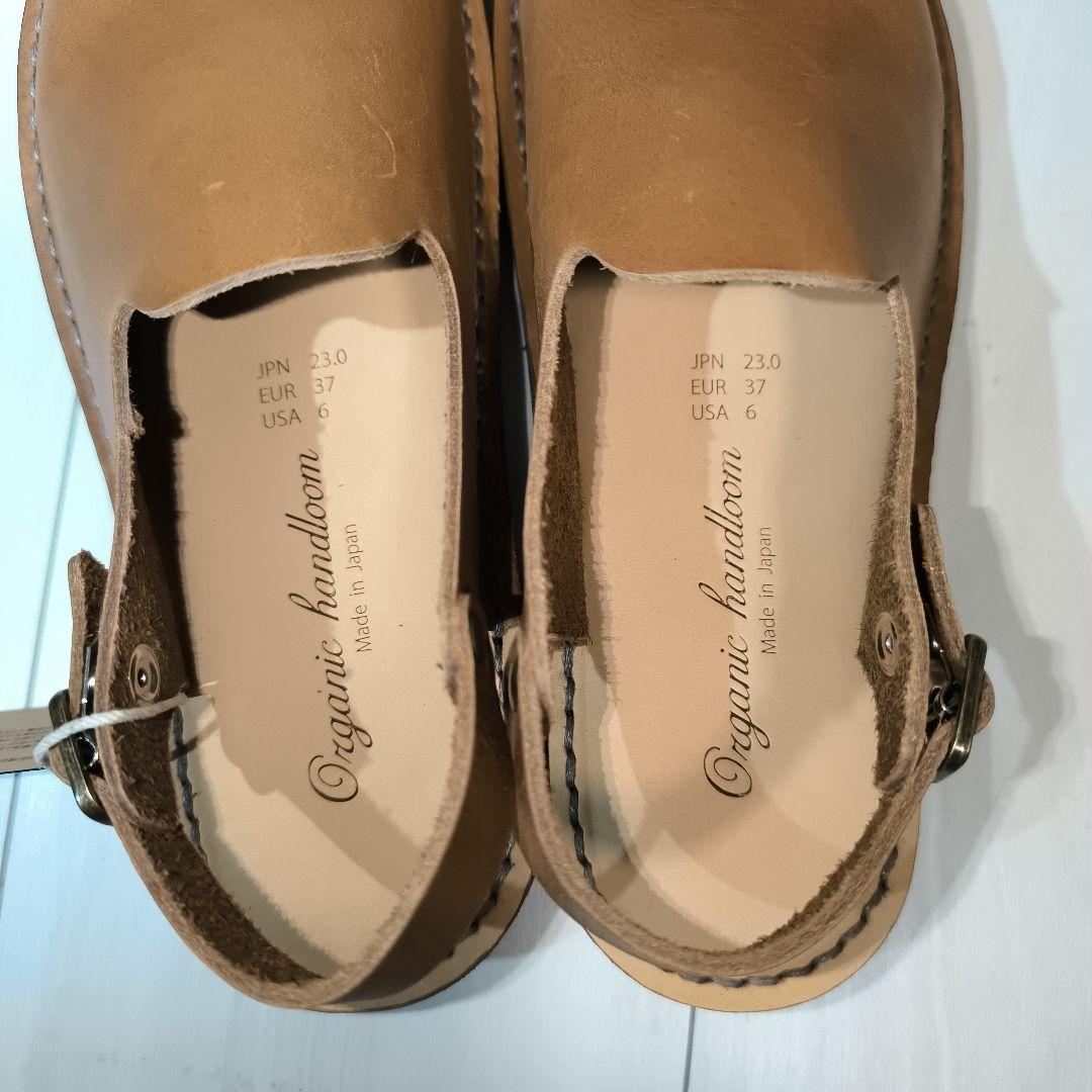 Organic Handloom サボ クロッグ レザーサンダル 23.0cm