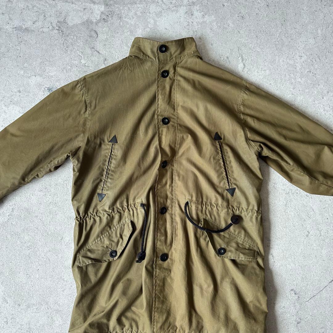 プライベートホワイト イギリス製 2→M ワックスコットン モッズコート