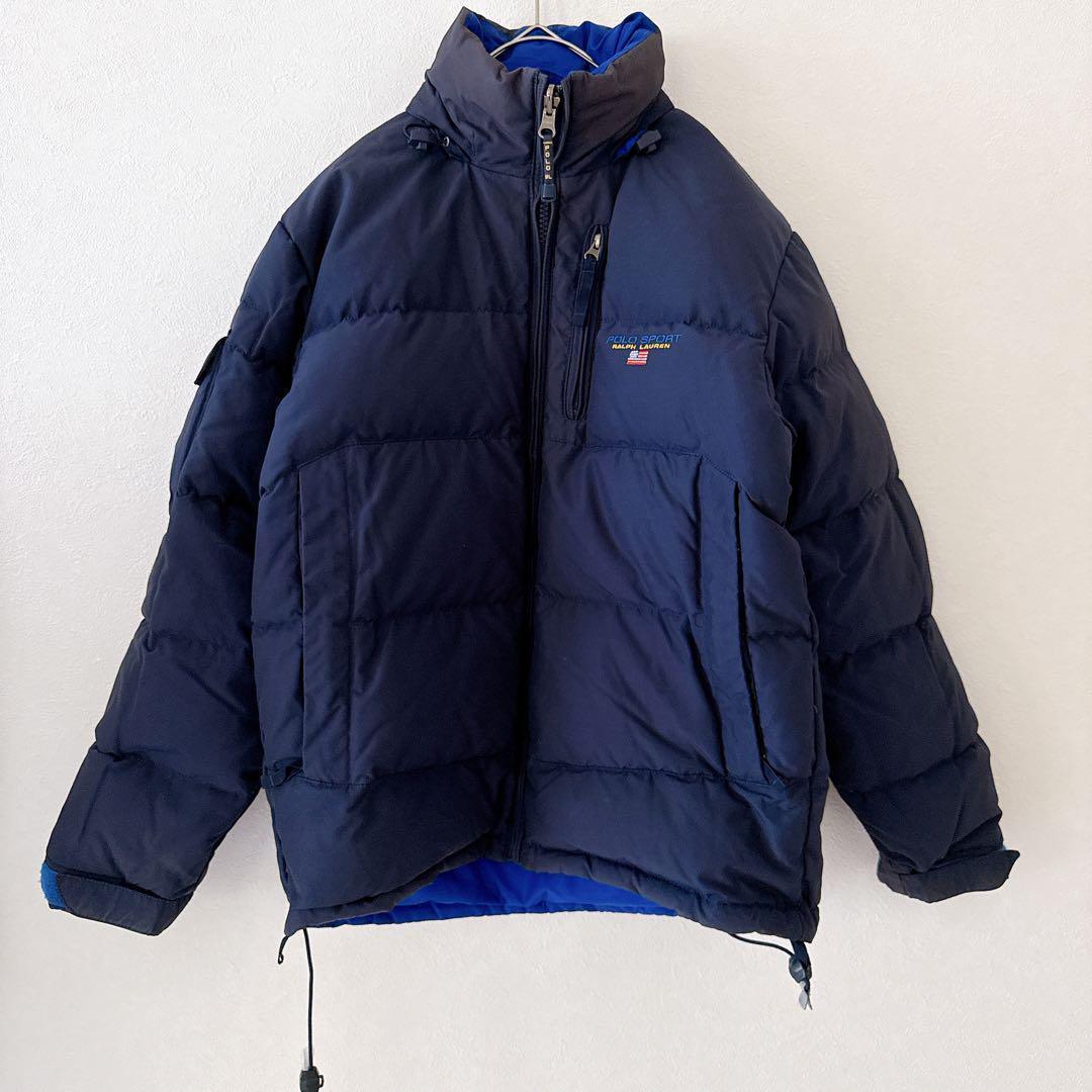 90s ポロスポーツラルフローレン ダウンジャケット リバーシブル