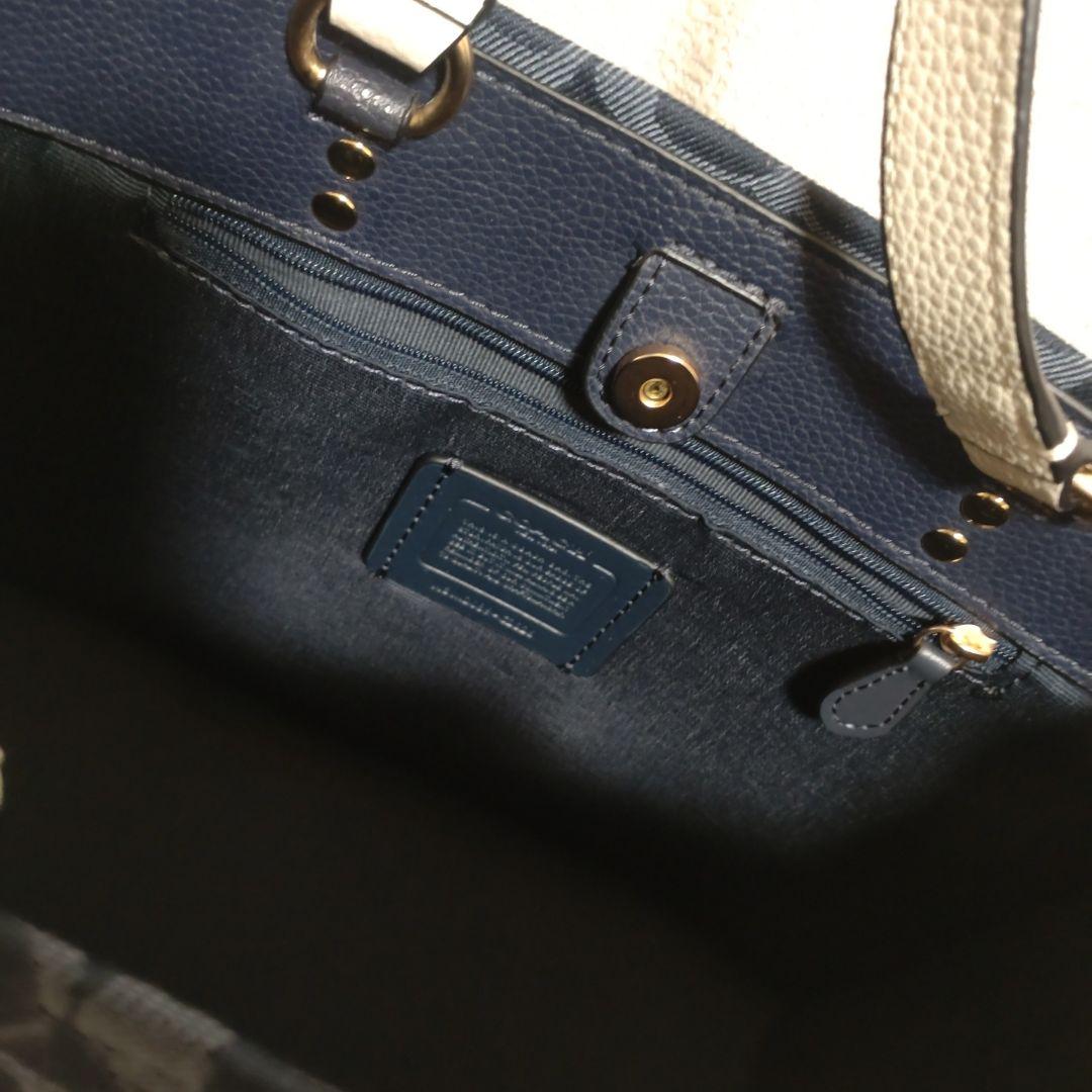 COACH ショルダーバッグ デンプシー デニム シグネチャー コーチ保存袋