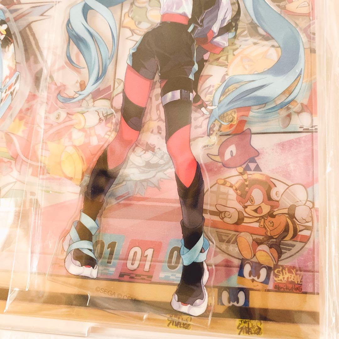 ソニックレーシング クロスワールド×初音ミク アクリルジオラマ