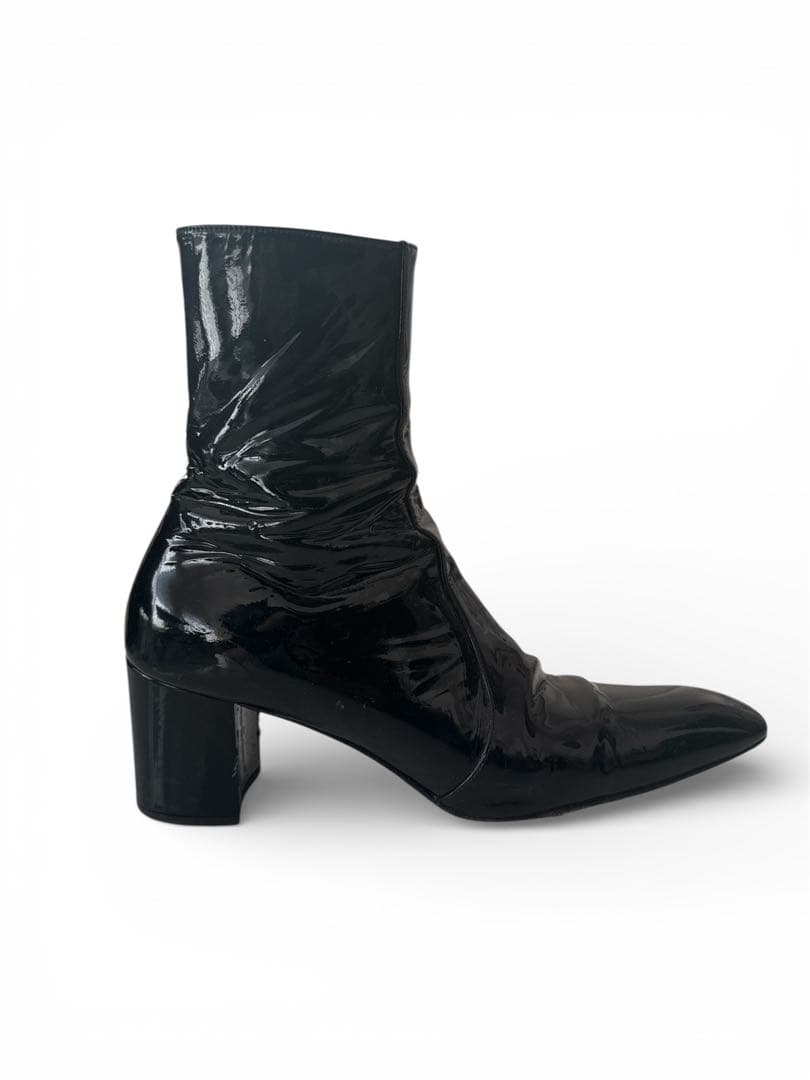 Saint Laurent 23AW《XIV ジップブーツ》パテントレザー - メルカリ