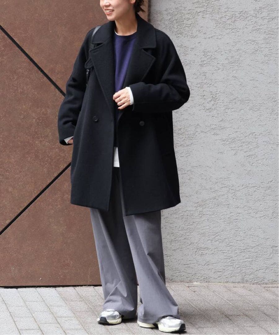 ジャーナルスタンダードレリューム 尾州ウールモッサWブレストハーフ