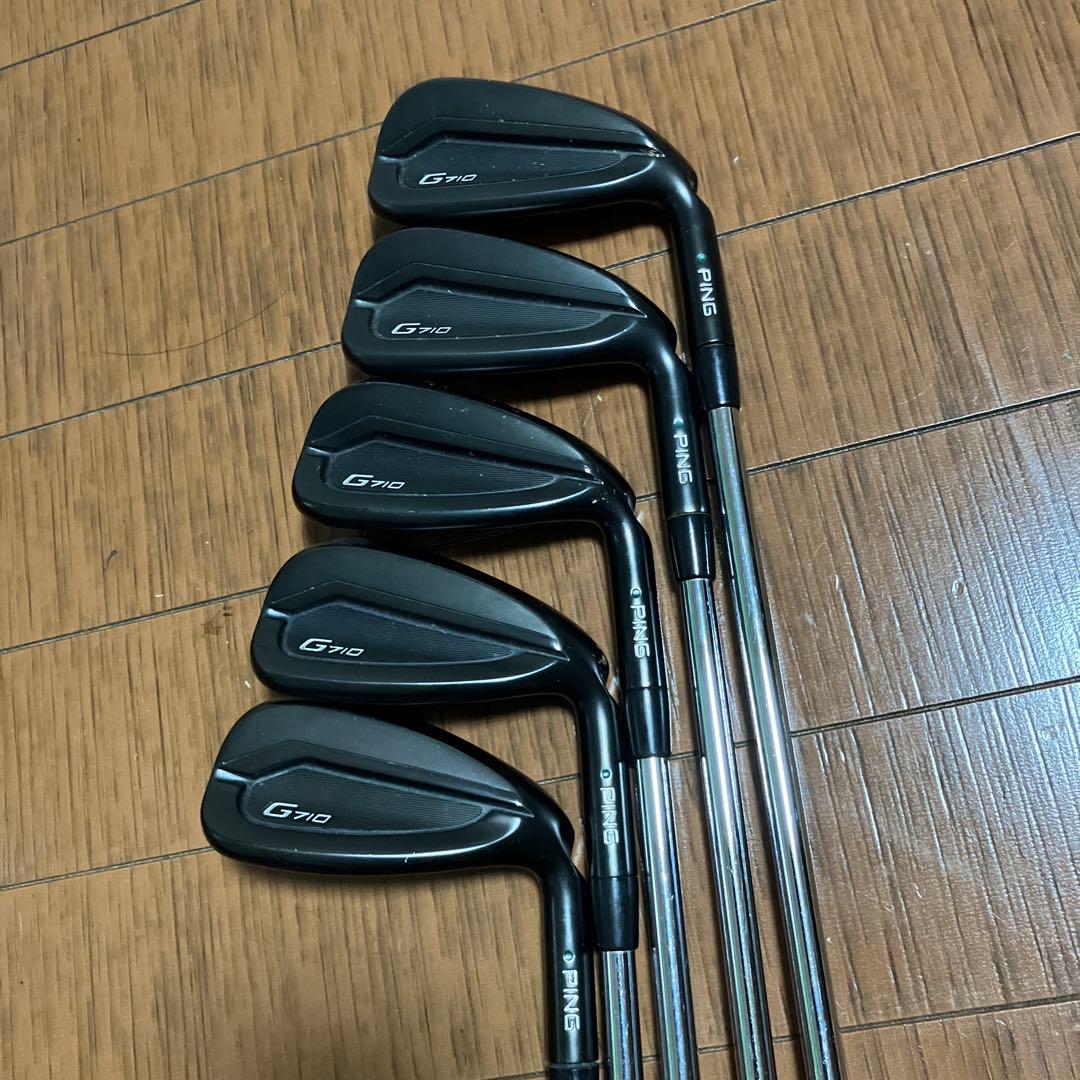 ピンG710 アイアンセット 6, 7, 8, 9, W スチール製