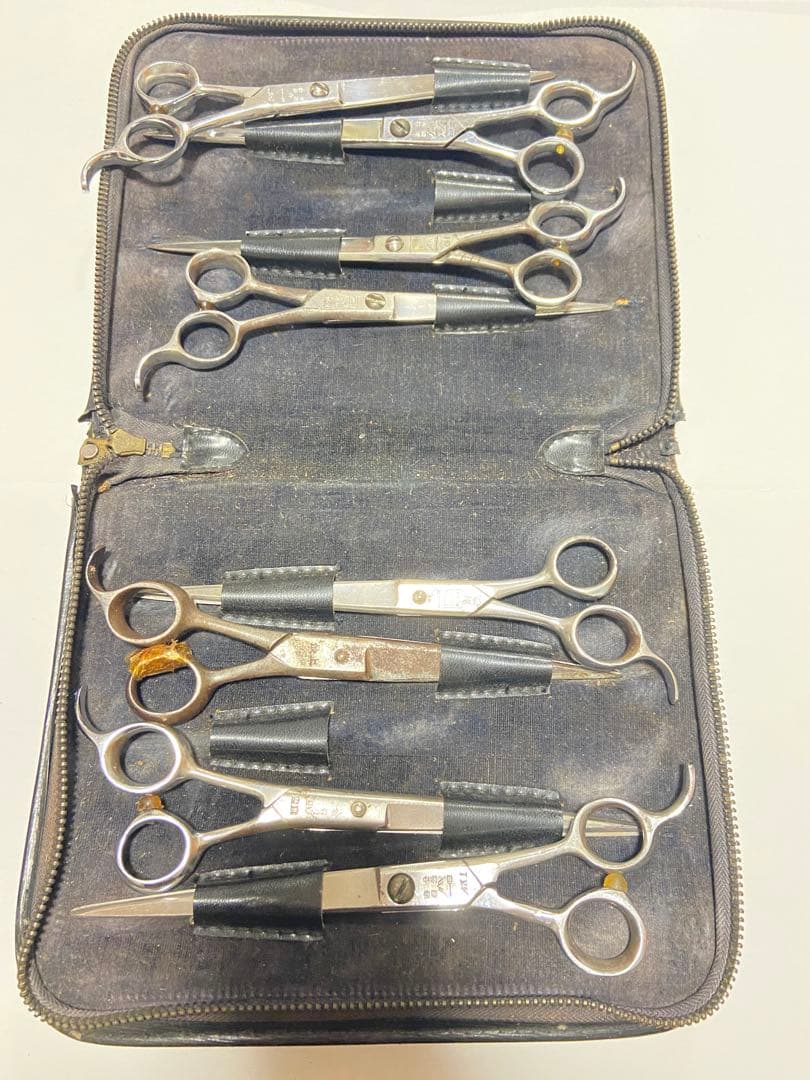 散髪用セニングシザー 8本セット 楽天市場】【メール便送料無料】日本の鋏専門メーカー 鍛造仕上