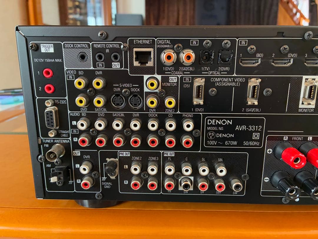 Denon AVサラウンドレシーバー 7.2ch ブラック AVR-3312-K