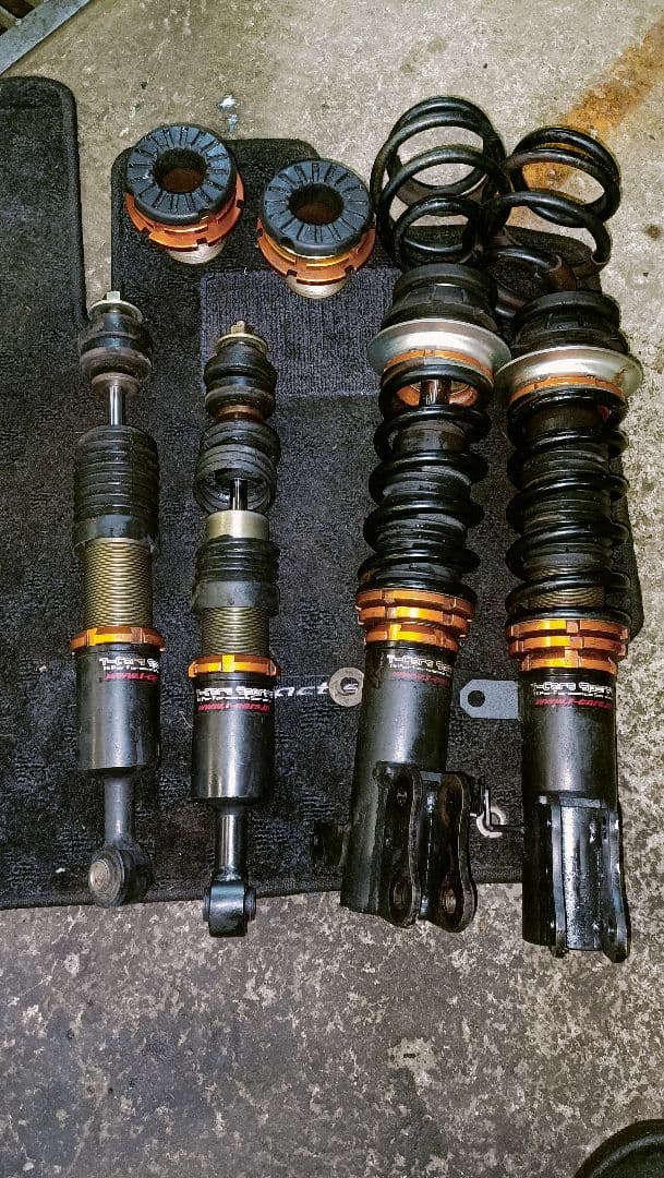 アルト HA36Sサスペンションキット コイルオーバー ブラック/オレンジ アルト ワークス / ターボRS HA36S用 KBEE ExSTREET 車高調