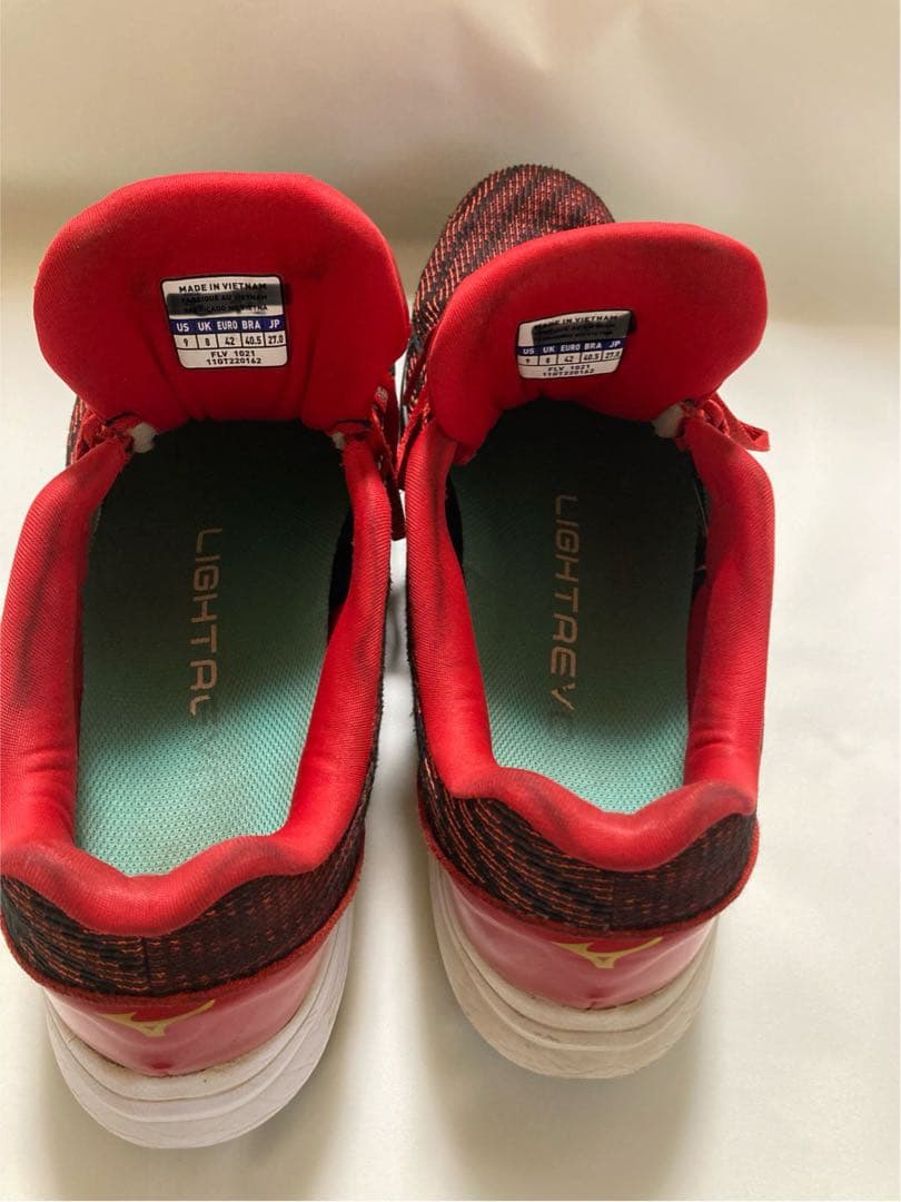 Mizuno Pro トレーニングシューズ レッド 27センチ