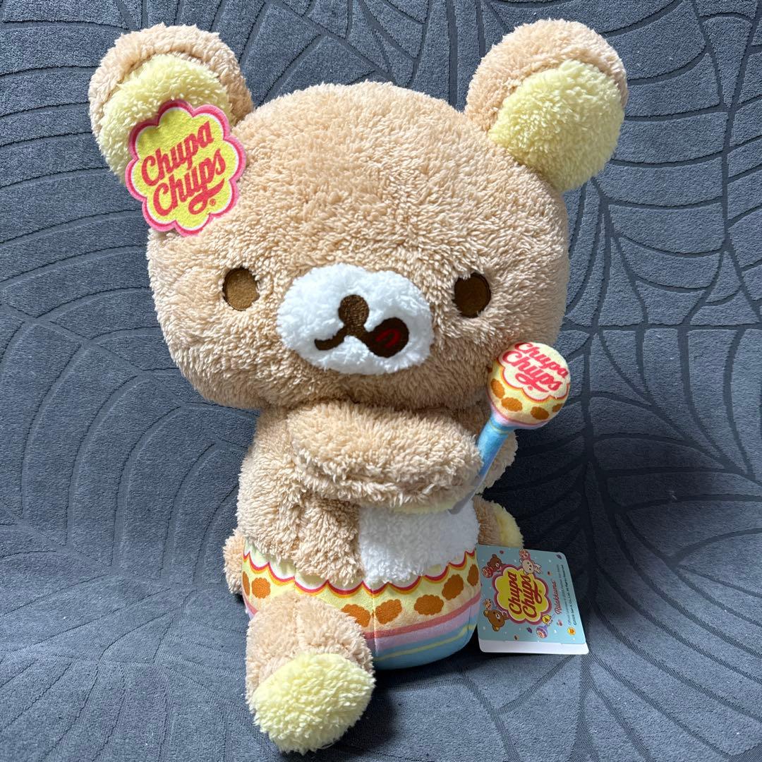 リラックマ × チュッパチャプス ぬいぐるみ XL35cm - メルカリ