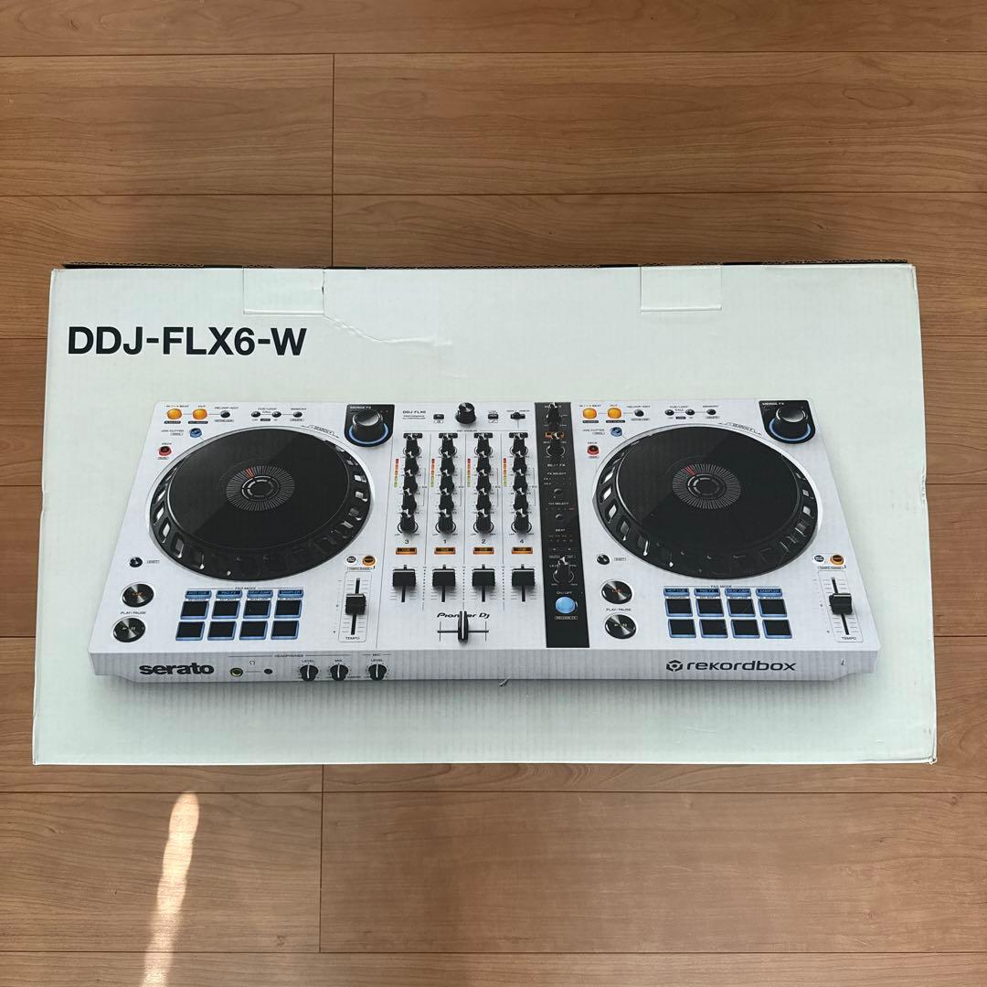 【ロネル】Pioneer DJ DDJ-FLX6-White DDJ-FLX6 - 4-channel DJ controller for rekordbox and Serato DJ Pro