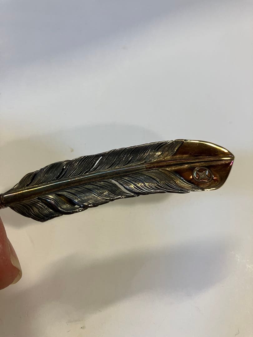 ホリゾンブルー 7cm先金金縄フェザー ビズビーターコイズ