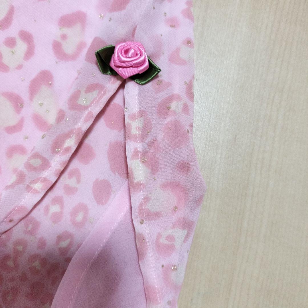 MA＊RS ピンク ヒョウ柄 シフォン キャミソール Sugargloss - メルカリ