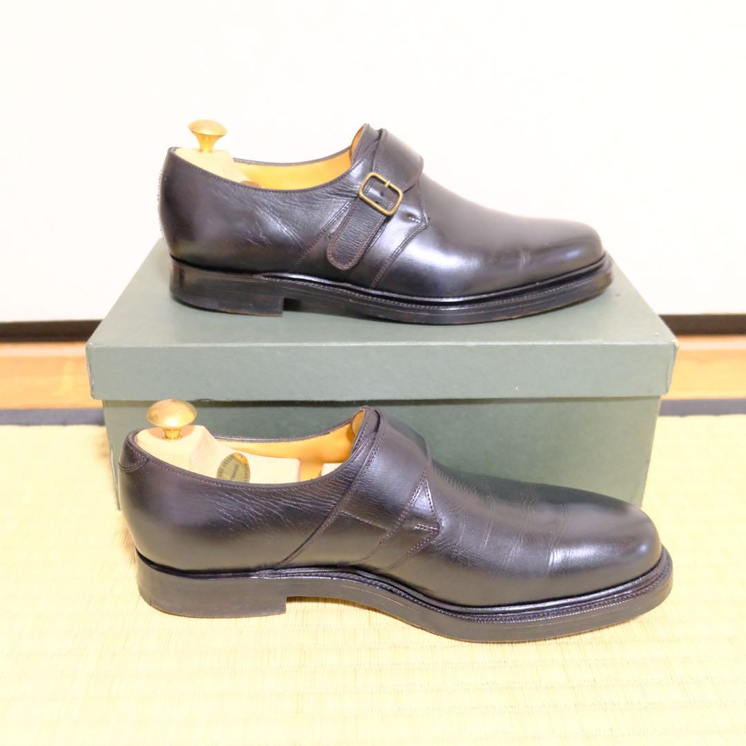 エドワードグリーン 旧ロゴ FALMOUTH モンクストラップ 4046.5D