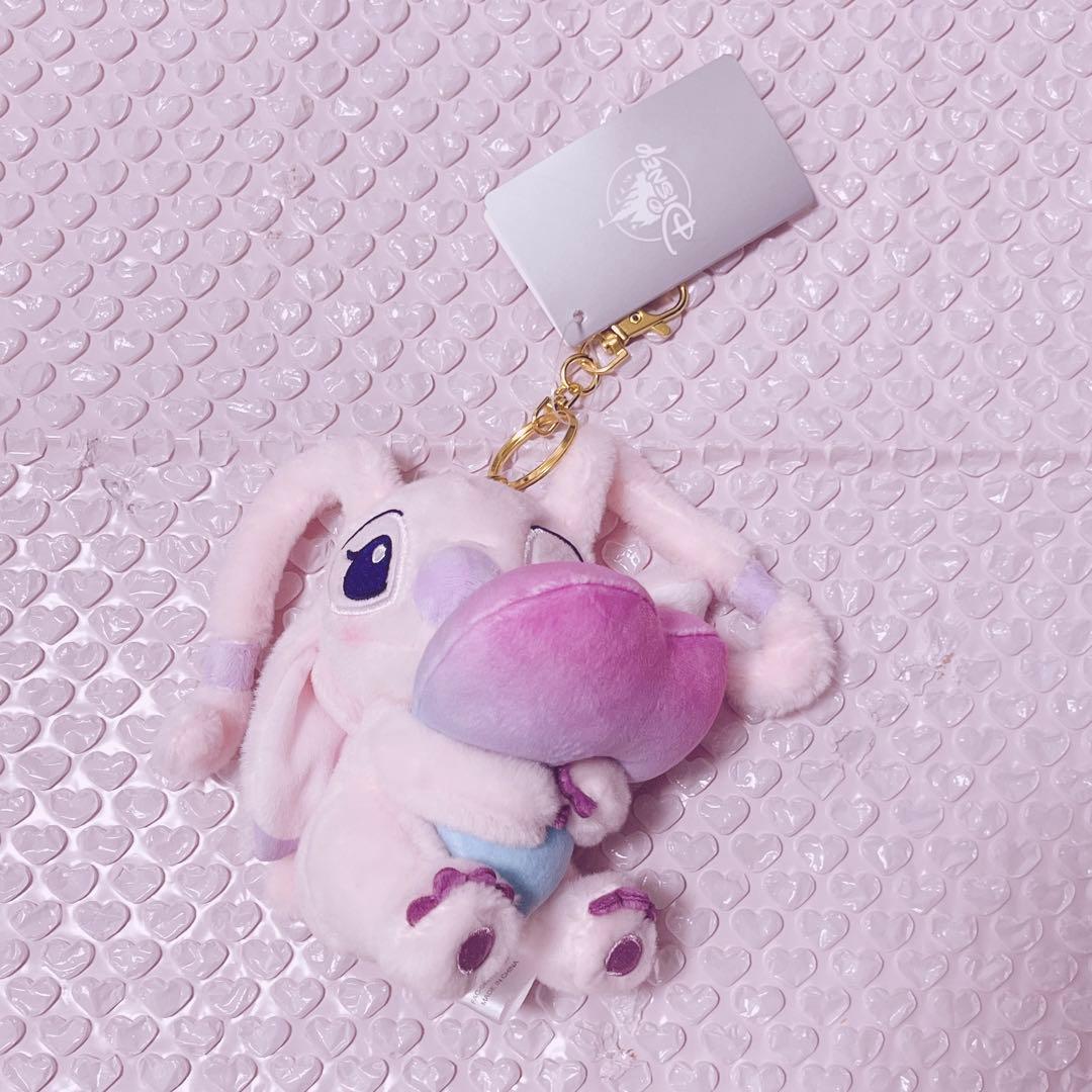 スティッチ エンジェル にこにこはーちょ ぬいぐるみ マスコット キー