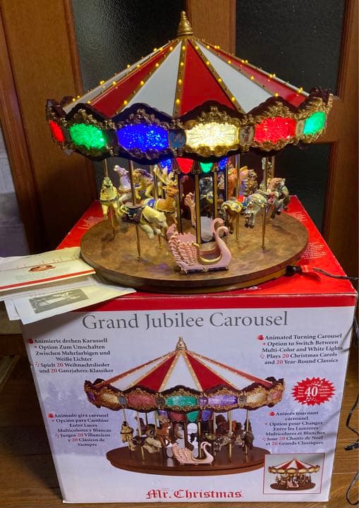 ミスタークリスマス メリーゴーランド オルゴール - メルカリ