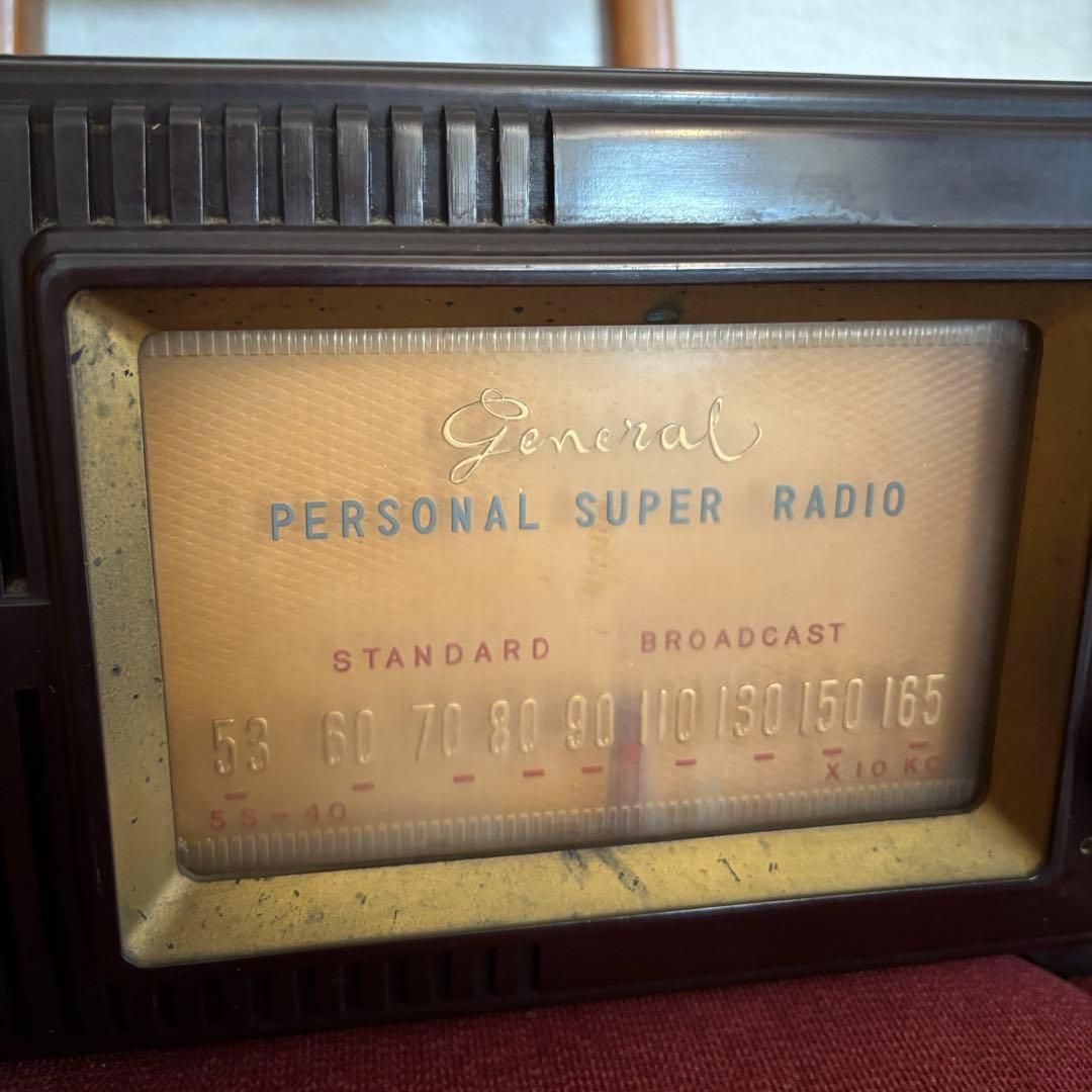 ゼネラル】ヴィンテージ真空管ラジオ 日本製⭐︎不稼働ジャンク品