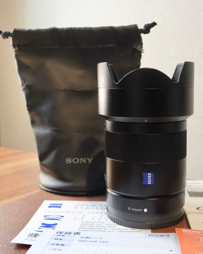 T*e様 神レンズ！SONY SonnarT＊E24mm F1.8ZA SEL2 - メルカリ