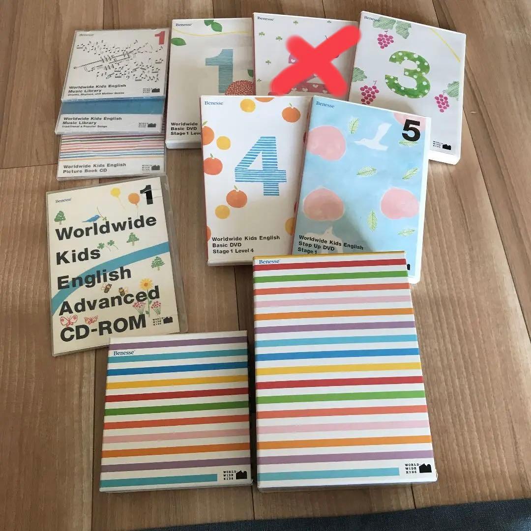 【値下げ】ベネッセ　ワールドワイドキッズ　Stage1 セット ワールドワイドキッズステージ1を徹底的に使いこなす！教材内容紹介
