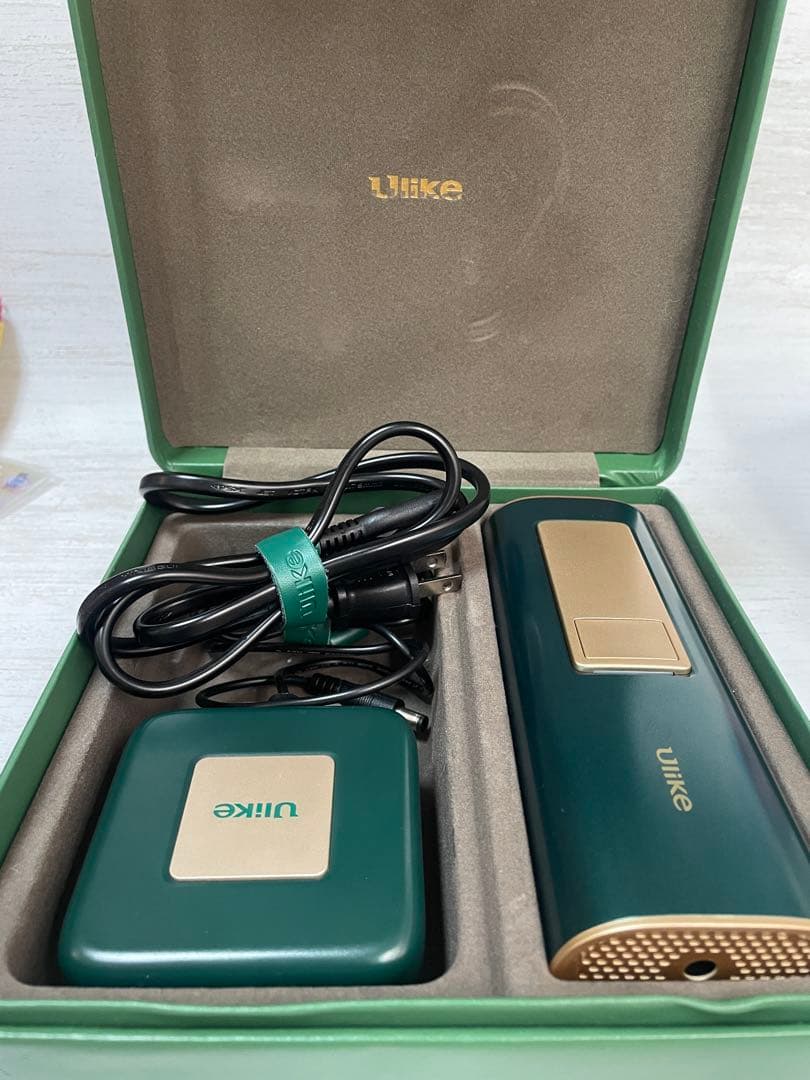 Ulike 脱毛器 グリーン ケース付き - メルカリ