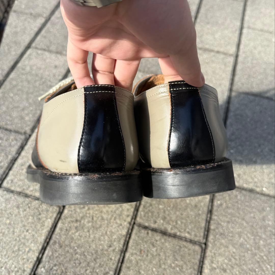 REGAL リーガル サドルシューズ 27.5cm 2051 ブラック×グレー