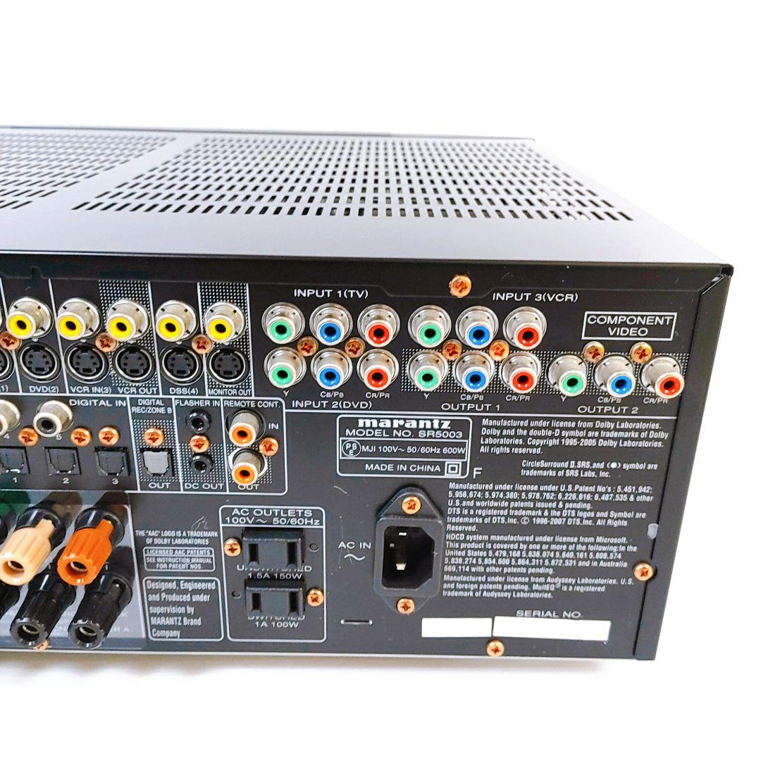 marantz マランツ AVサラウンドレシーバー SR5003 リモコン付き - メルカリ