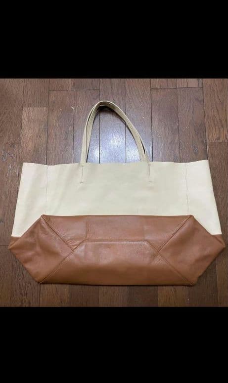 CELINE セリーヌ ホリゾンタルカバ バイカラー バッグ - メルカリ