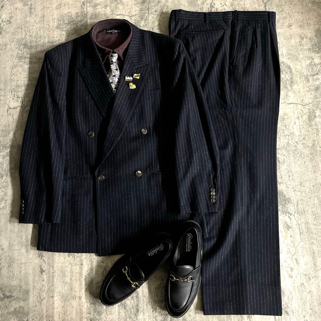 極美品 Apollo特注VERSACE ネクタイ 極上ウール ダブルスーツ - メルカリ