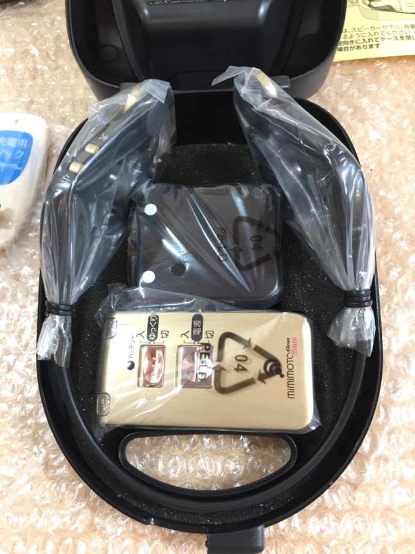 ○本体未開封 みみもとホン クリア ES-700GU 耳に入れない集音器・助聴器