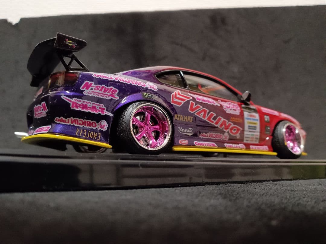 1/24 ニッサン S15 シルビア D1 プラモデル 完成品 ケース付き - メルカリ