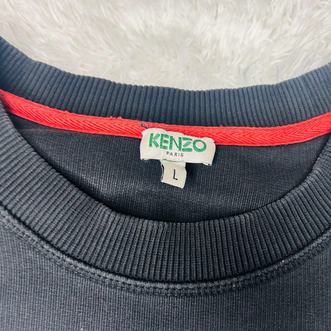 ケンゾー 虎顔 刺繍 ビッグロゴ スウェット 入手困難 希少 人気 - メルカリ