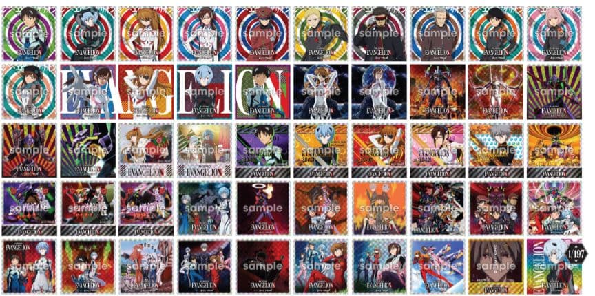 エヴァンゲリオン トレーディングステッカー パチンコ 全種類