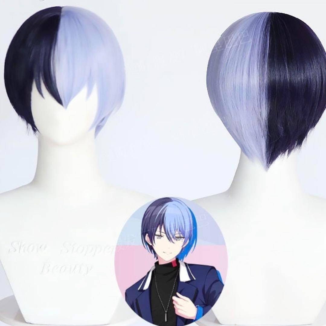 2点セット】プロジェクトセカイ 青柳冬弥 コスプレ ウィッグ♪かつら