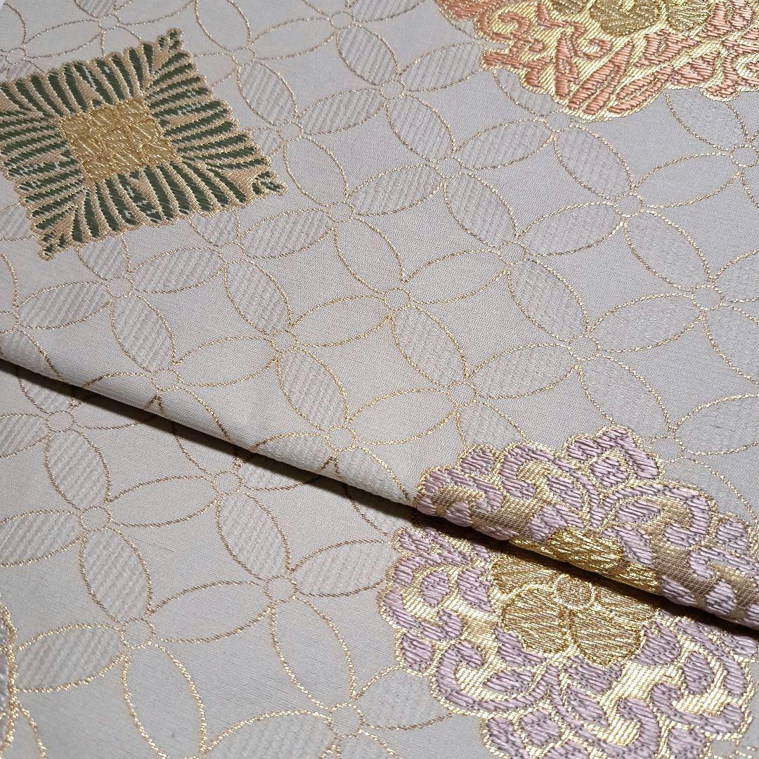 No.6022 名古屋帯 九寸 仕立済 正絹 着物 新品未使用 - メルカリ