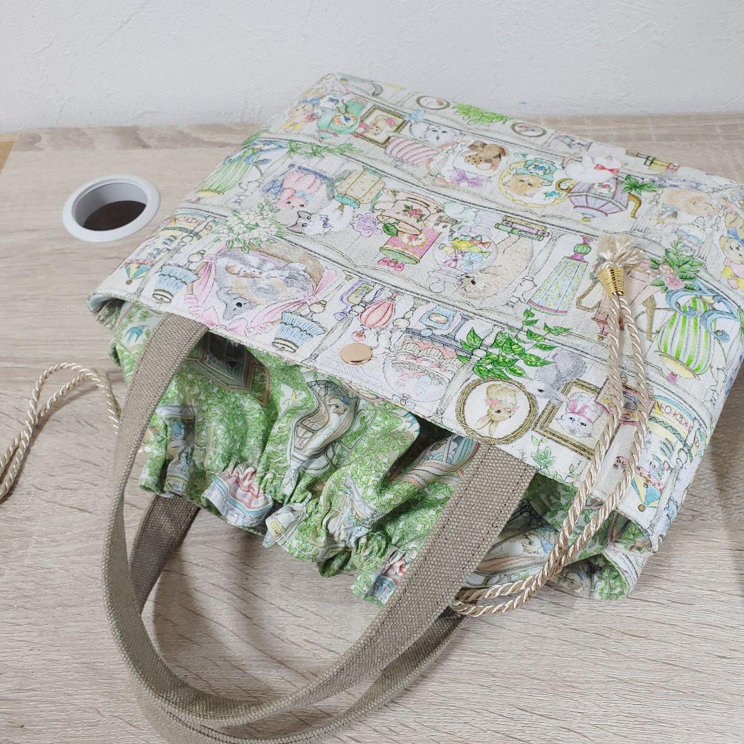 《専用》 3roomsバッグM 巾着バッグ ハンドメイド