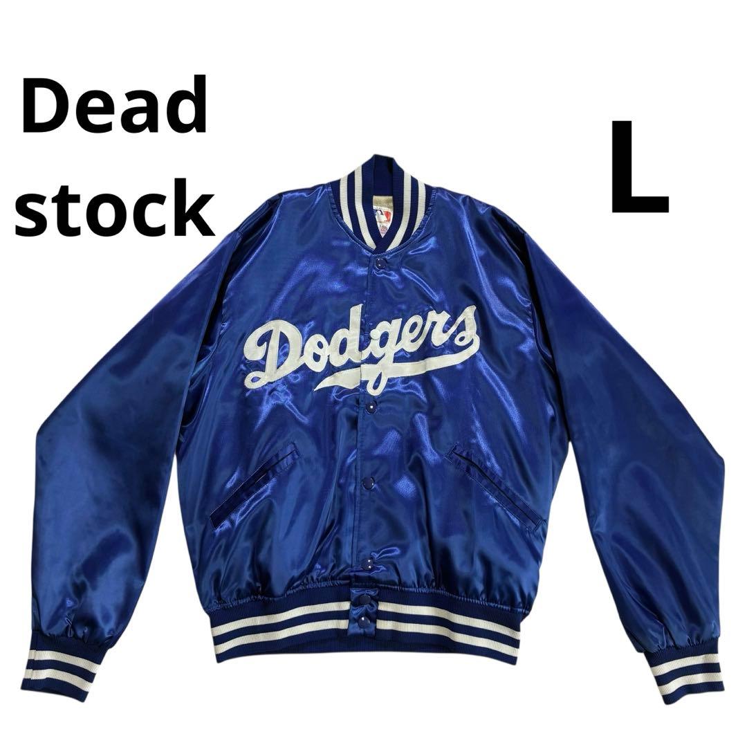 80s 90s USA製 Dodgers ナイロン スタジャン L 青 白 80s 90s USA製 Dodgers ナイロン スタジャン L 青 白 90sヴィンテージ