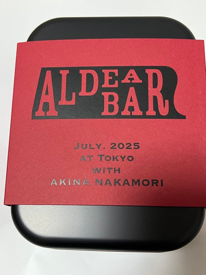 ひ*7様 中森明菜 ALDEAR BAR 限定セット　2025年7月　現在非売品 FANCLUB LIVE「ALDEA Bar at Tokyo 2025」 (DVD) : 中森明菜