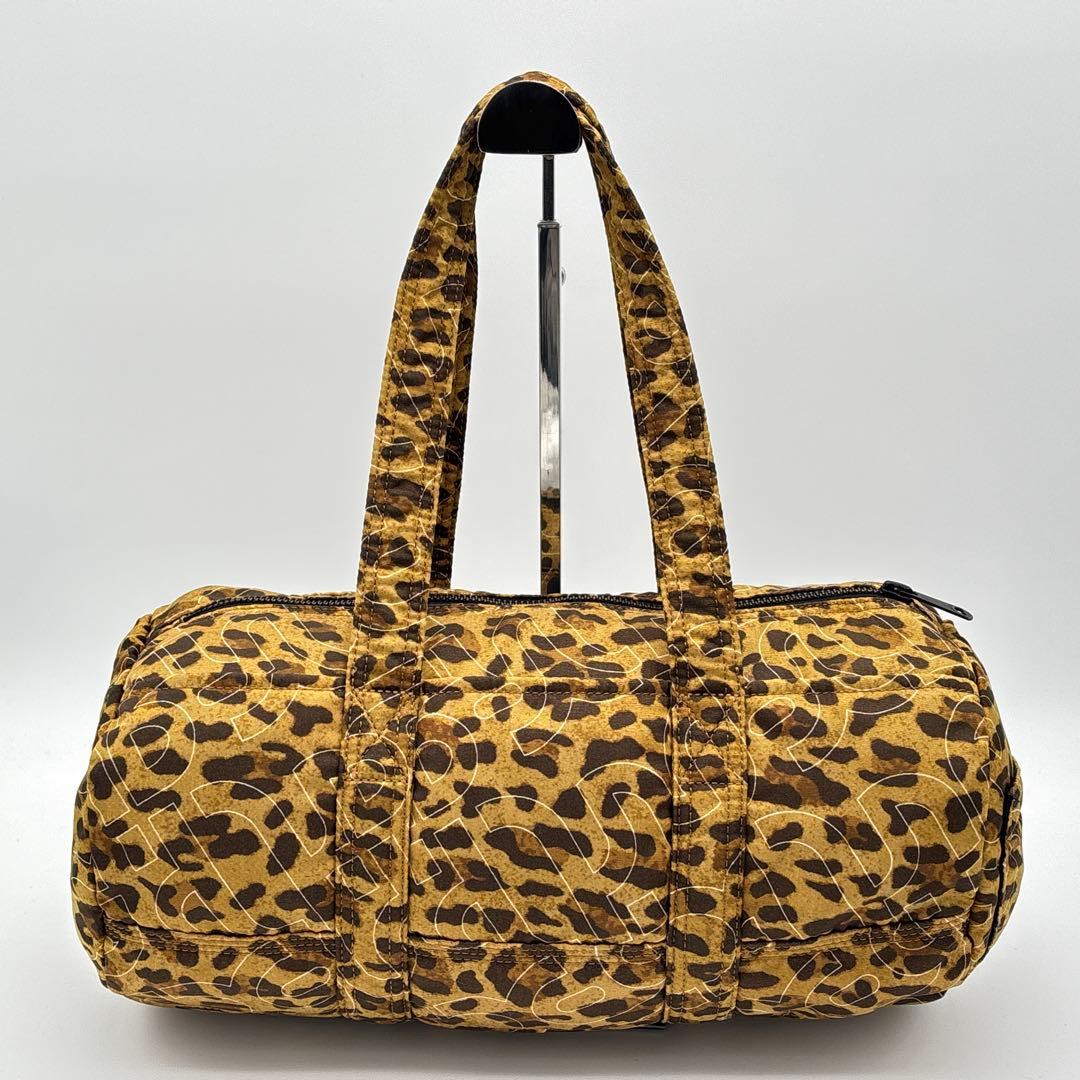 希少・美品】PORTER×X-girl ドラムバッグ レオパード 肩掛け 豹柄