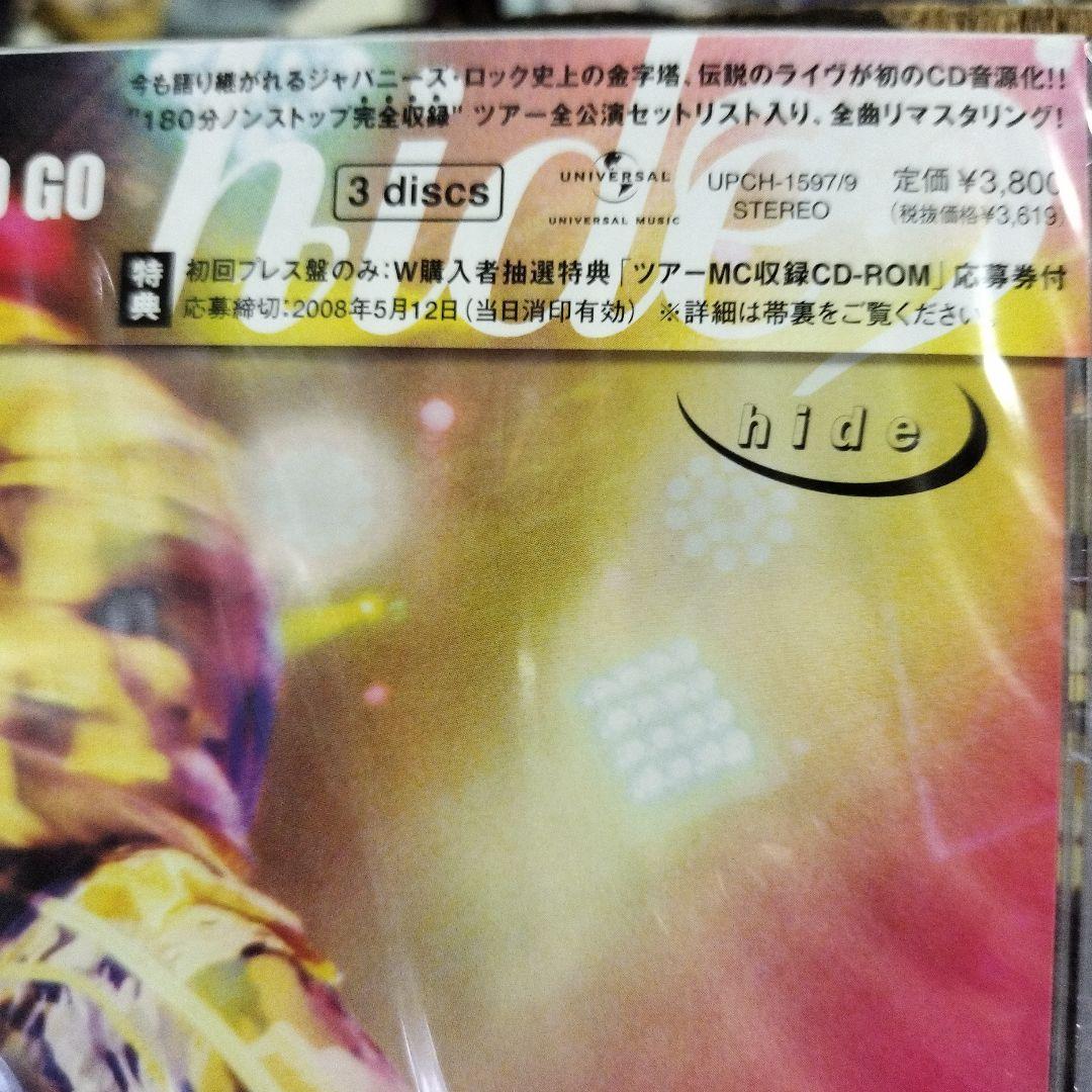 新品/初回 hide 廃盤CD PSYENCE A GO GO 3枚組 - メルカリ