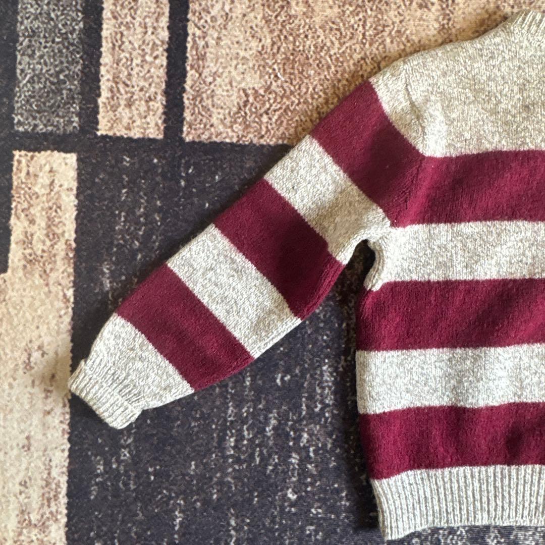 80s~90s L.L.Bean ボーダー ニット セーター USA製