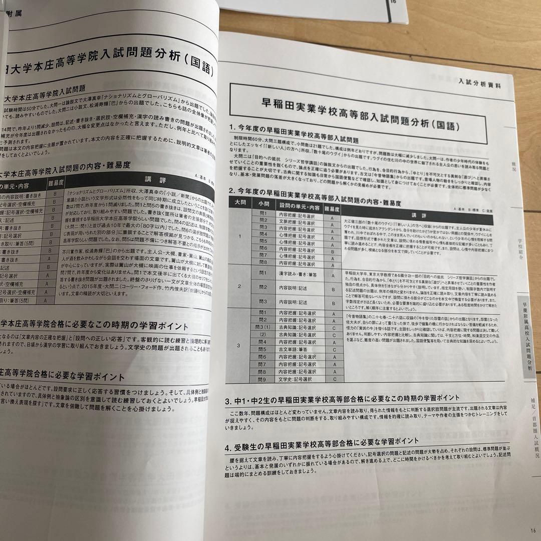 早慶必勝テキスト 早慶対策セット 高校受験 - メルカリ