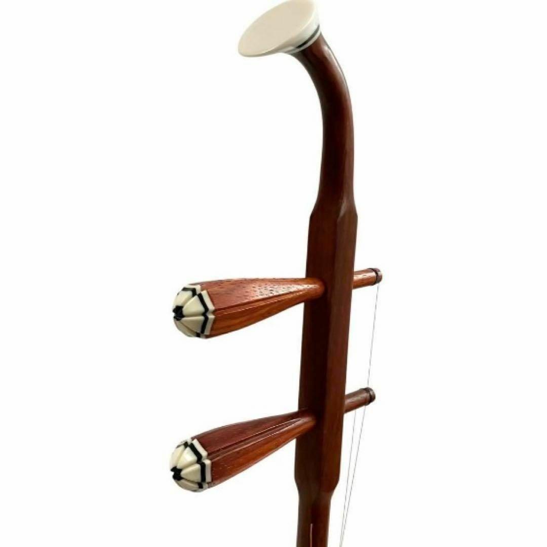 新品】 蘇州二胡 紅木 胡弓 ヘビ皮 弦楽器 セミハードケース付き 二胡