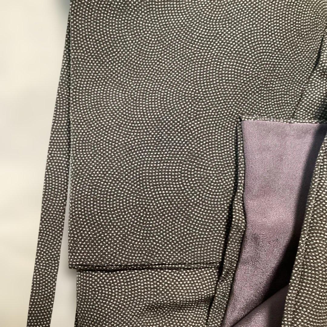 高級江戸小紋 似たり鮫柄 上質な生地に八掛もおしゃれ 一枚あると大変