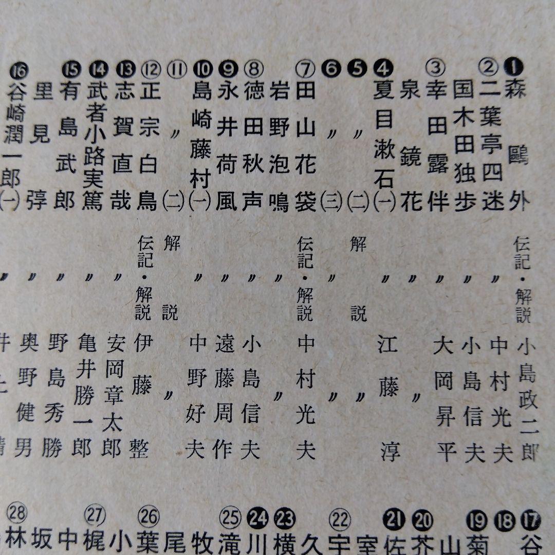 文藝春秋社 現代日本文学館 小林秀雄編 全43巻