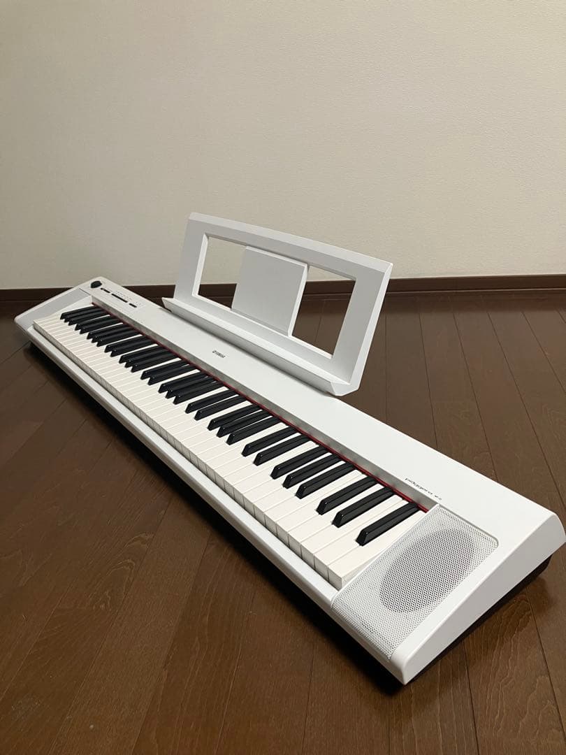 極美品 ヤマハ YAMAHA 電子キーボード piaggero NP-32WH - メルカリ