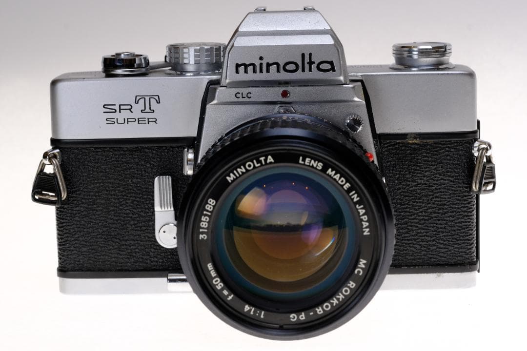 銘玉PG50mm f1.4付】ミノルタSRT Super ※スプロケット交換済 - メルカリ